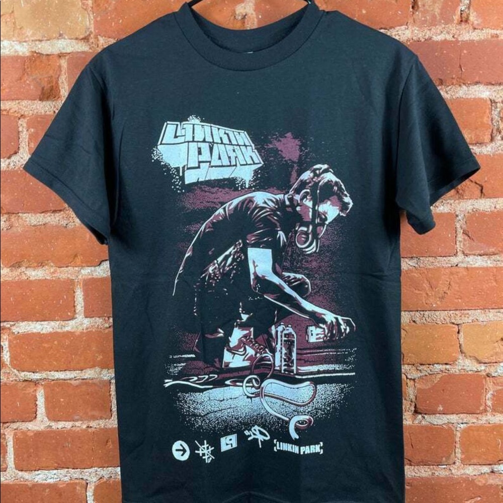 LINKIN PARK GRAFITTI GRAPHIC ROCK TSHIRT